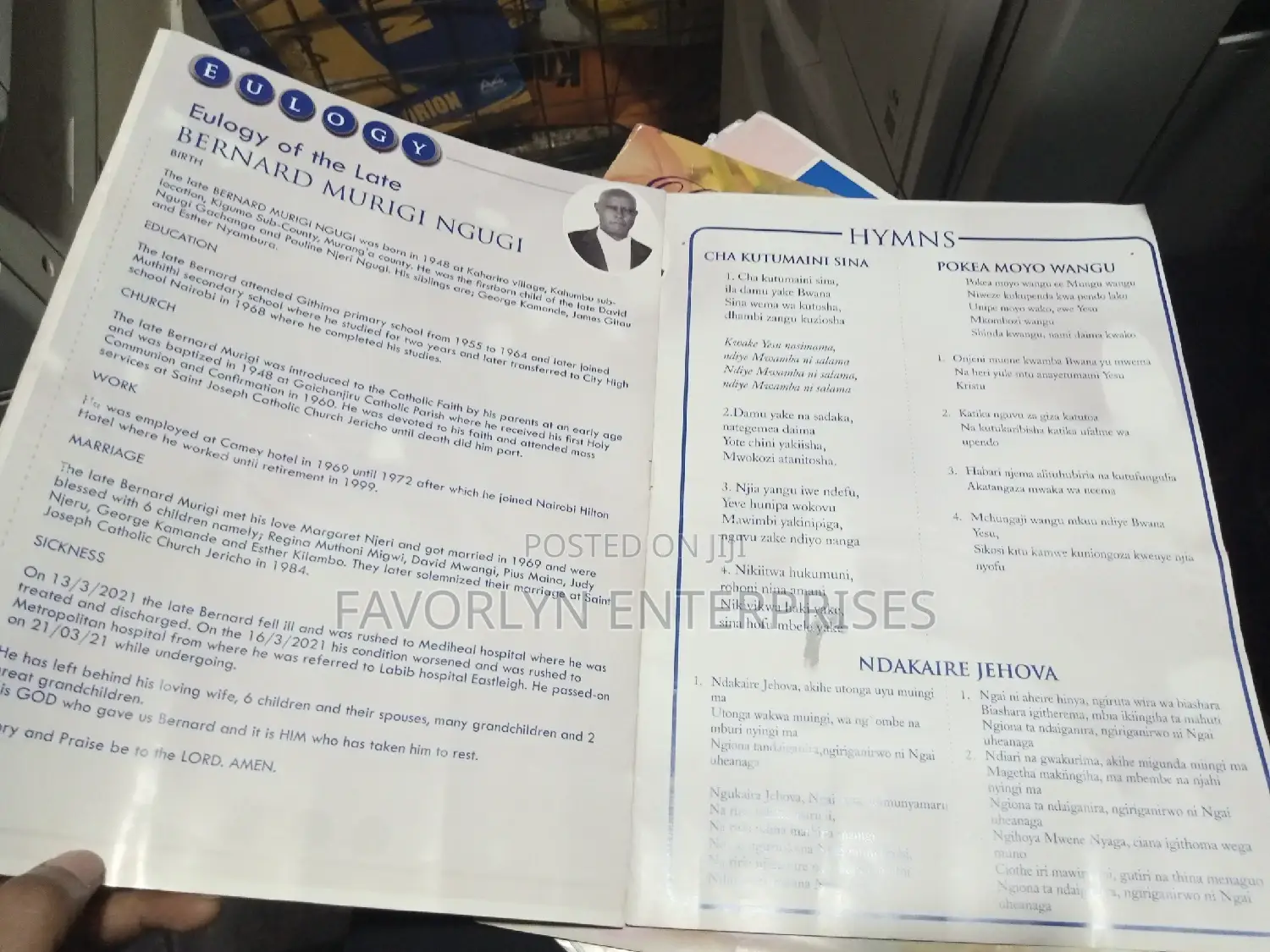 Eulogy Printing and Design