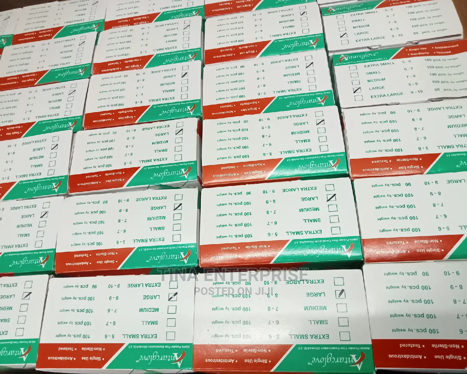Nitrile Powderless Examination Gloves