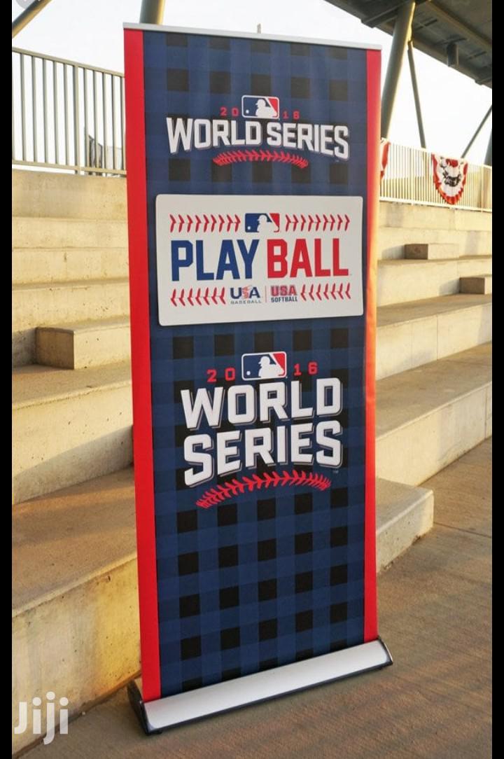 Excellent Broad Base Roll Up Banner Printing
