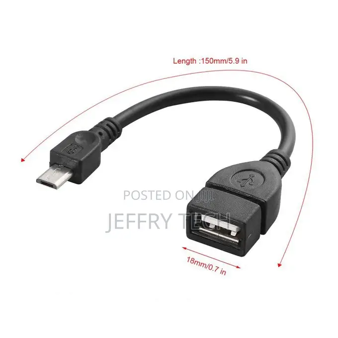 USB a Female to Micro USB 5 Pin Male Adapter Host OTG Data C