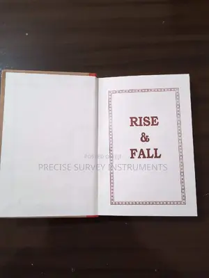 Survey Field Book (Rise Fall / Collimation)