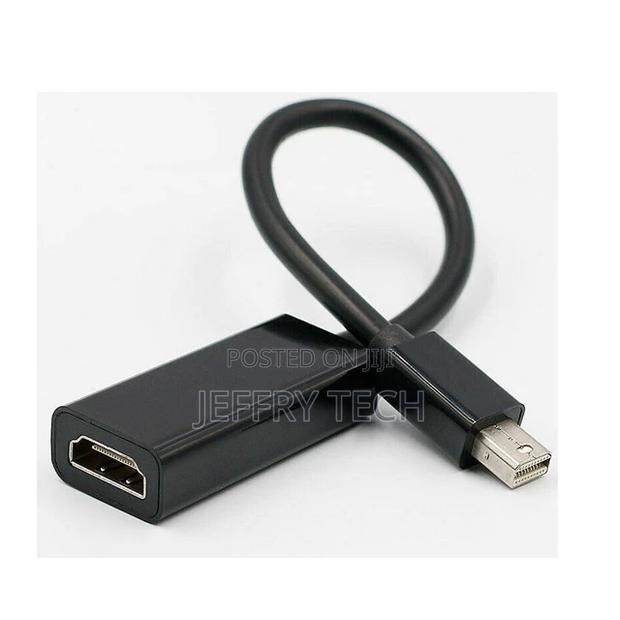 White HDTV Adapter Mini Displayport to Hdmi for Mac - thumbnail 2