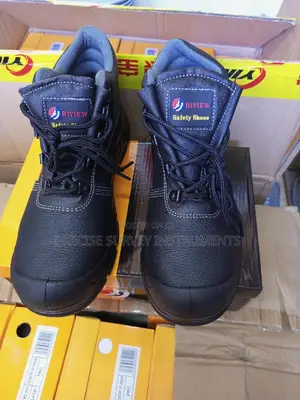 Safety Boots (With Steel Toe,Black)