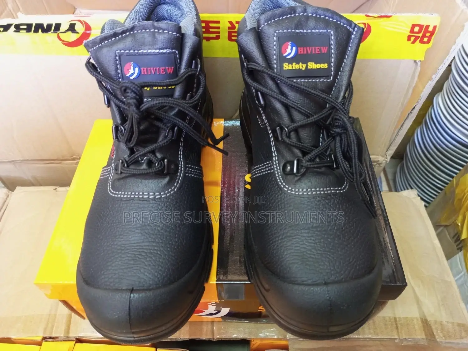Safety Boots (With Steel Toe,Black)
