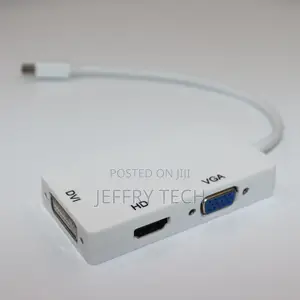 Three-In-One Converter Male to Female Mini DP to VGA DVI HD