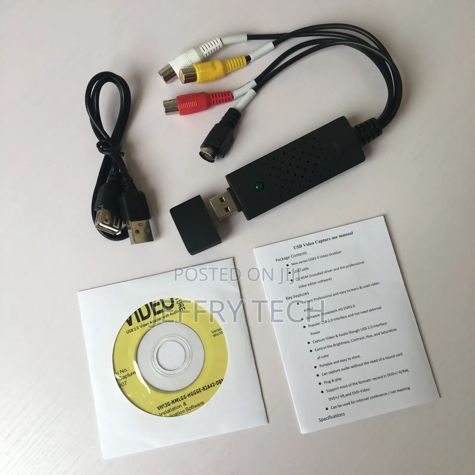 TV DVD VHS DVR Adapter Recorder Converter Analog Video Audio