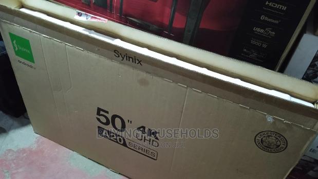 Syinix 50" Frameless 4k UHD Smart Android Tv