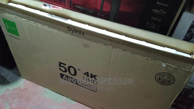Syinix 50" Frameless 4k UHD Smart Android Tv - thumbnail 2