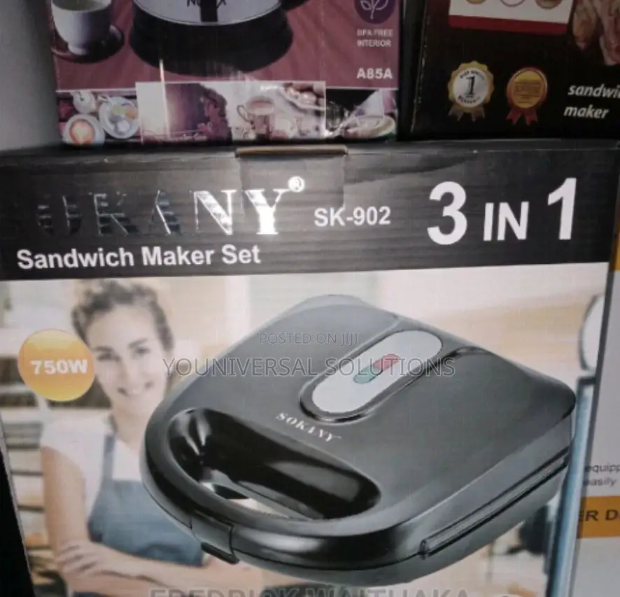 Sokany 3 in 1 Sandwich Maker