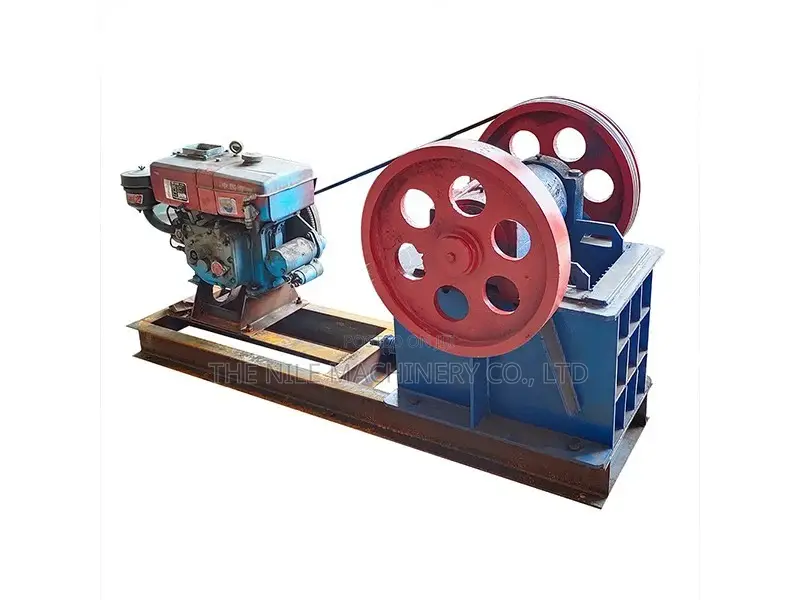 Small Heavy Duty Diesel Engine Jaw Crusher PE 250 400