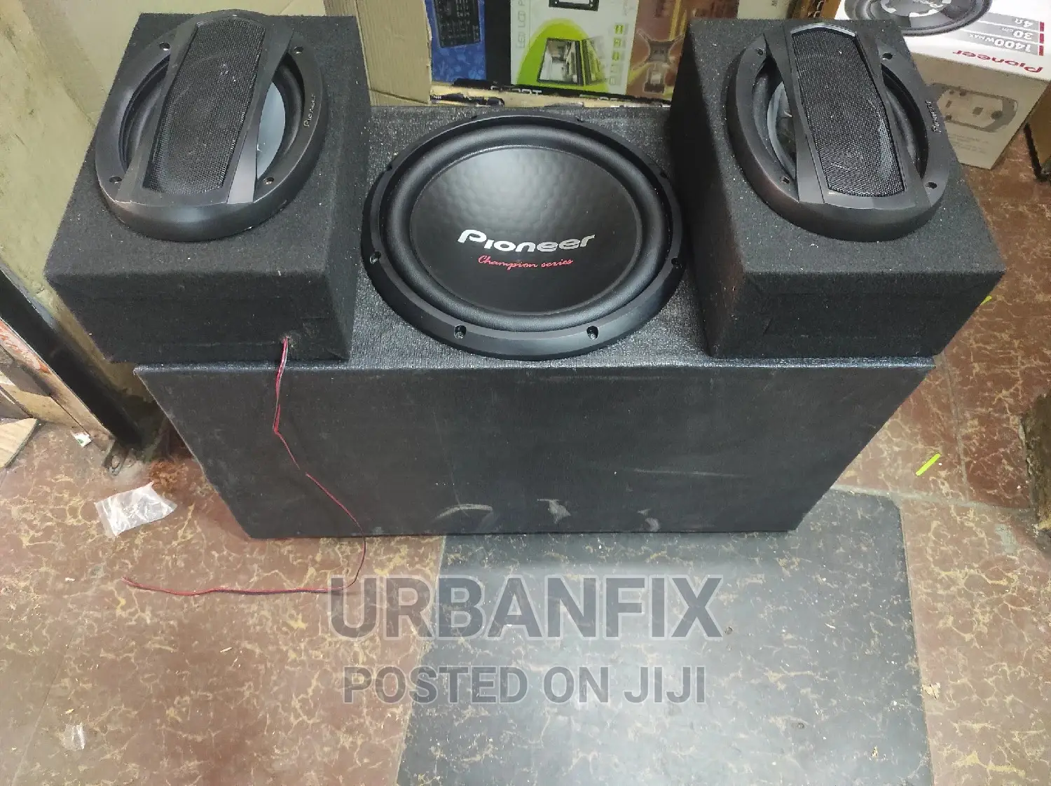 Pioneer 1600watts Double Coil With Oval Midrange Speakers