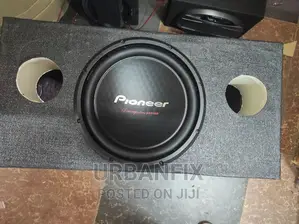 1600watts Pioneer Double Coil Subwoofer With Cabinet
