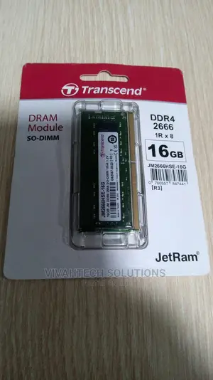 Transcend 16GB Laptop RAM 2666 Speed
