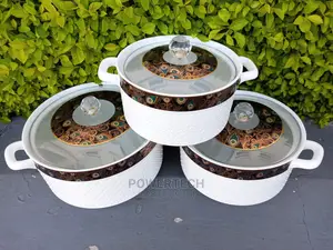 Set of 3 Soup Pots