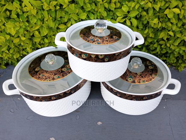 Set of 3 Soup Pots - main view