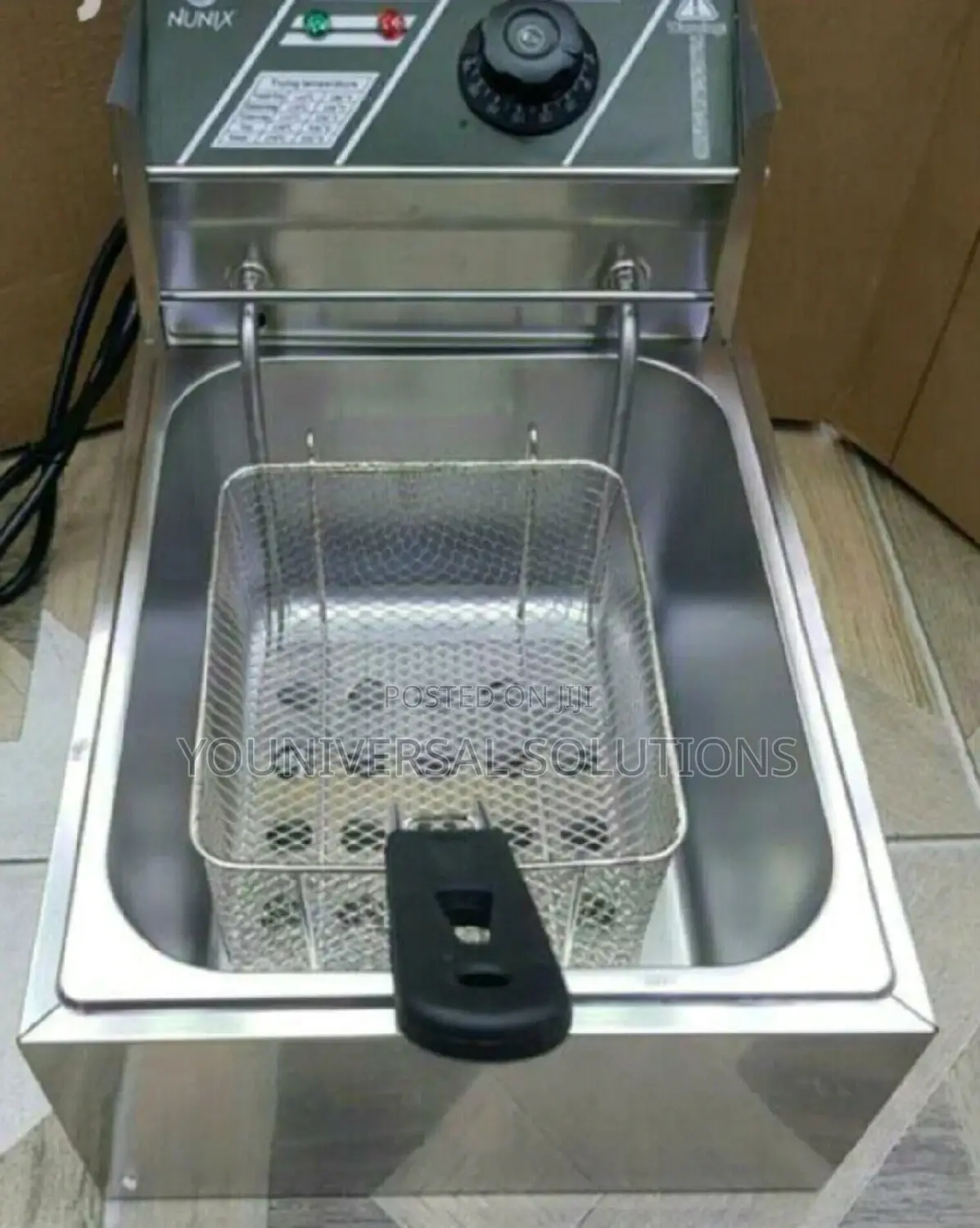 Electric Nunix Single Fryer