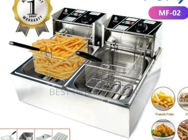 Nunix 6l+6l Double Deep Fryer - main view