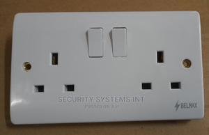 Double Electric Plug Socket With Two Switches On Off - thumbnail 2