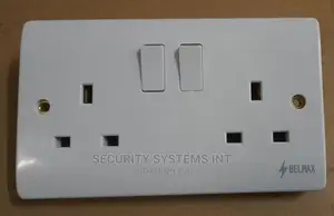 Double Electric Plug Socket With Two Switches On Off