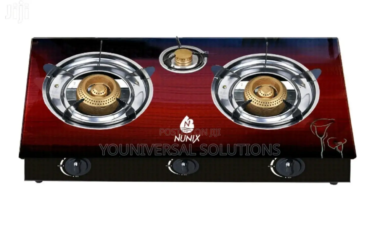 Nunix Table Top Cooker(3burner)