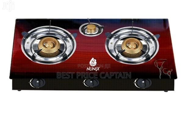 Nunix Table Top Cooker(3burner)