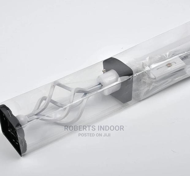 Silver 4m Double Curtain Rod