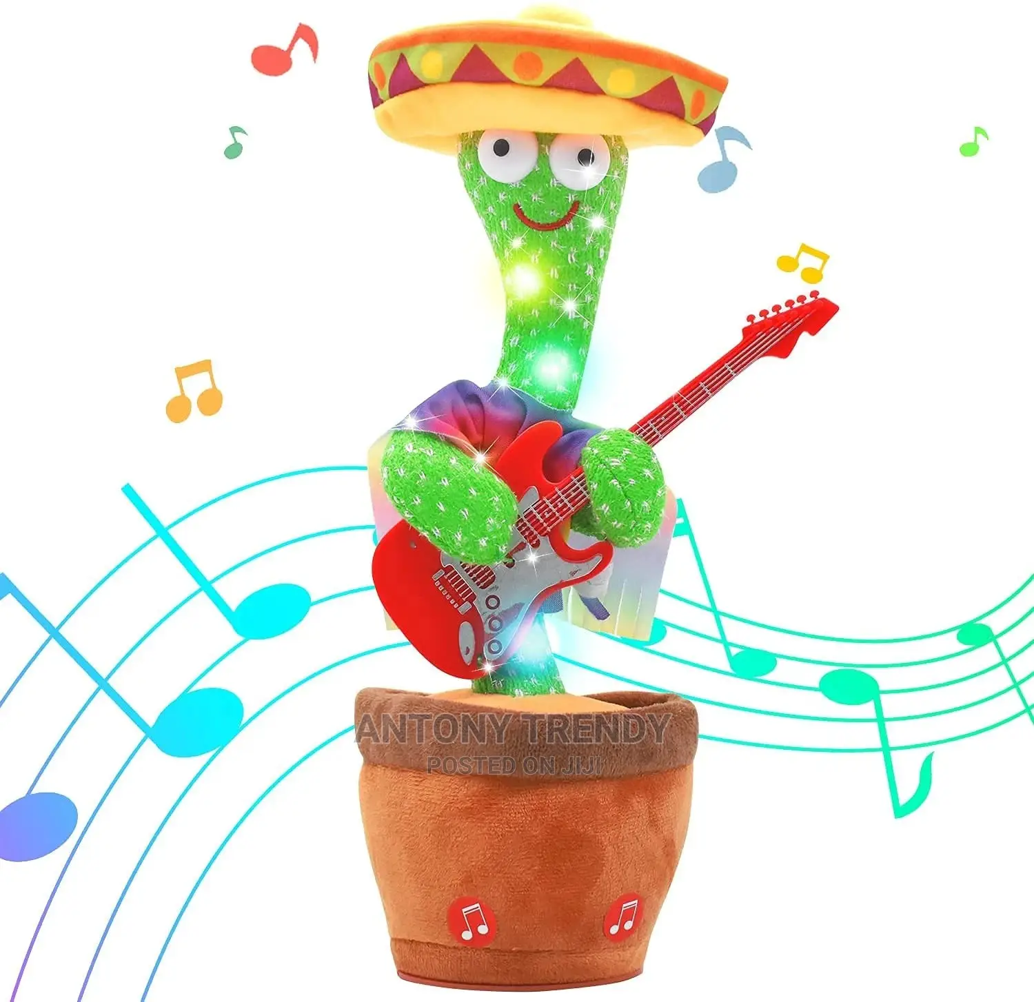 Dancing Cactus Plush Toy for Kids