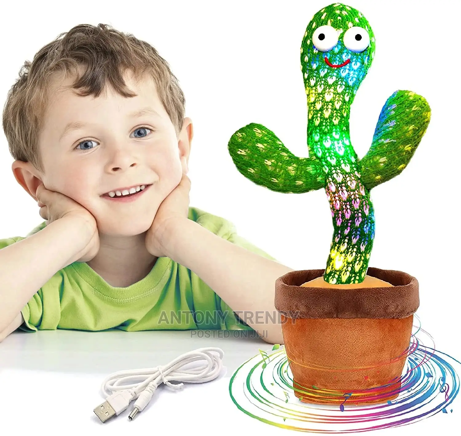 Dancing Cactus Plush Toy Repeats What You Say