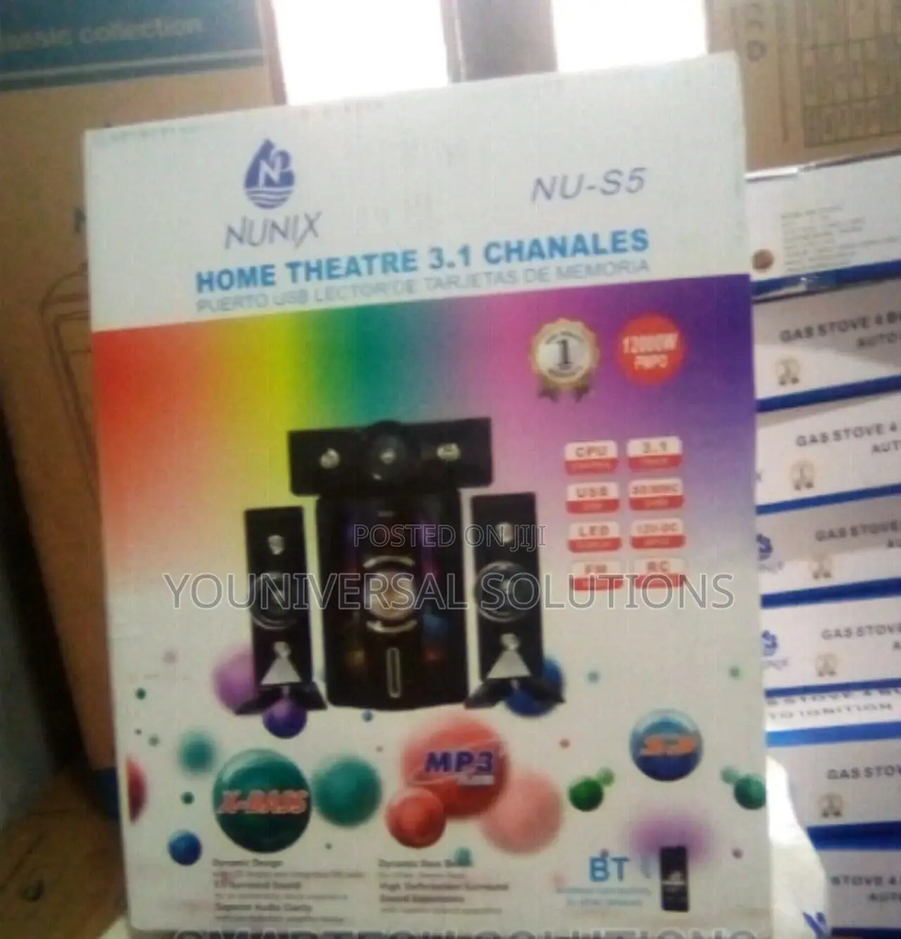 3.1ch Nunix S5 Multimedia Speaker Woofer