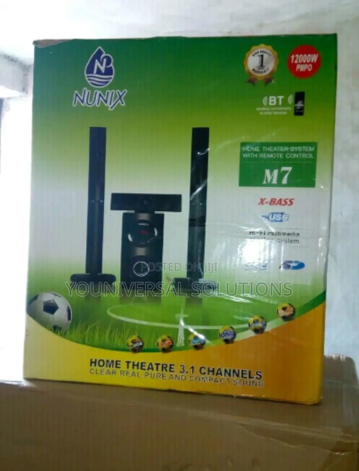 Nunix M7 3.1CH Subwoofer Speaker System.