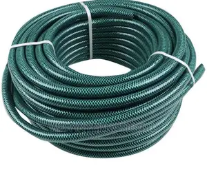 Braided Water Hose Pipe Green 15m. 1/2’’