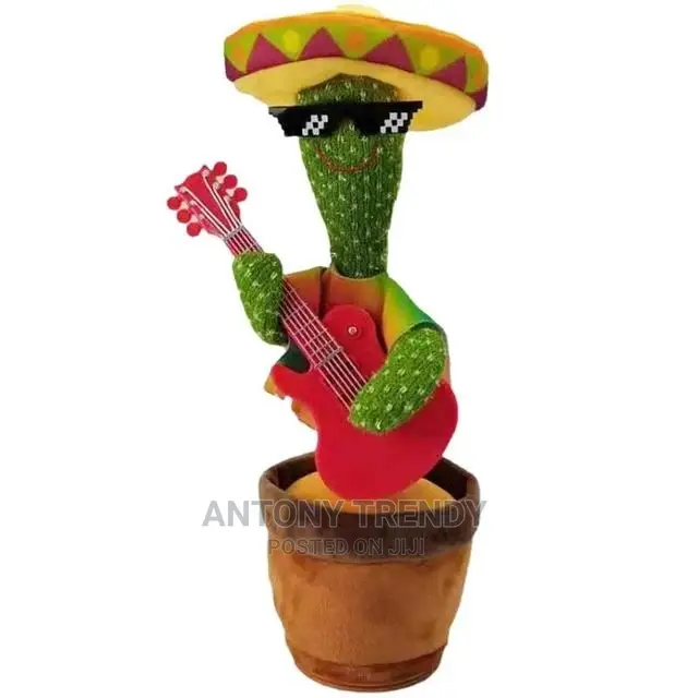 Singing Dancing Cactus Toy With Mimicking Cactus Plush Elect