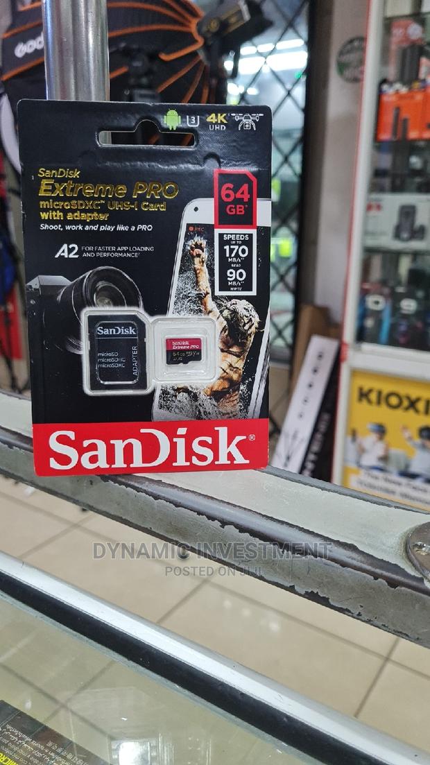 Sandisk Extreme Pro 64 Gb Memory Card(Camera Drones) - main view