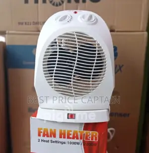 2 Heat Settings Fan Heater