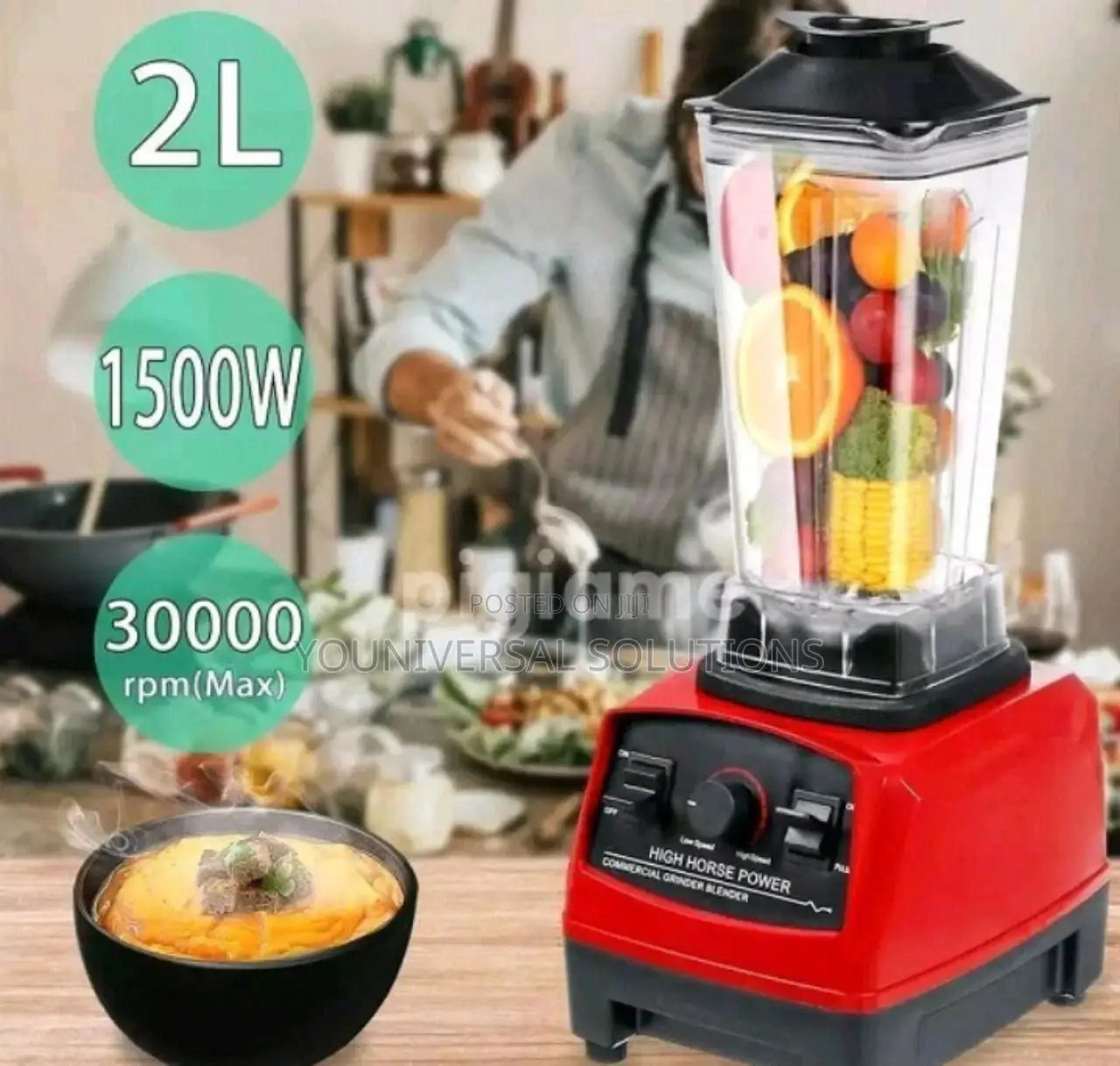 1500 Watts Nunix Commercial Blender