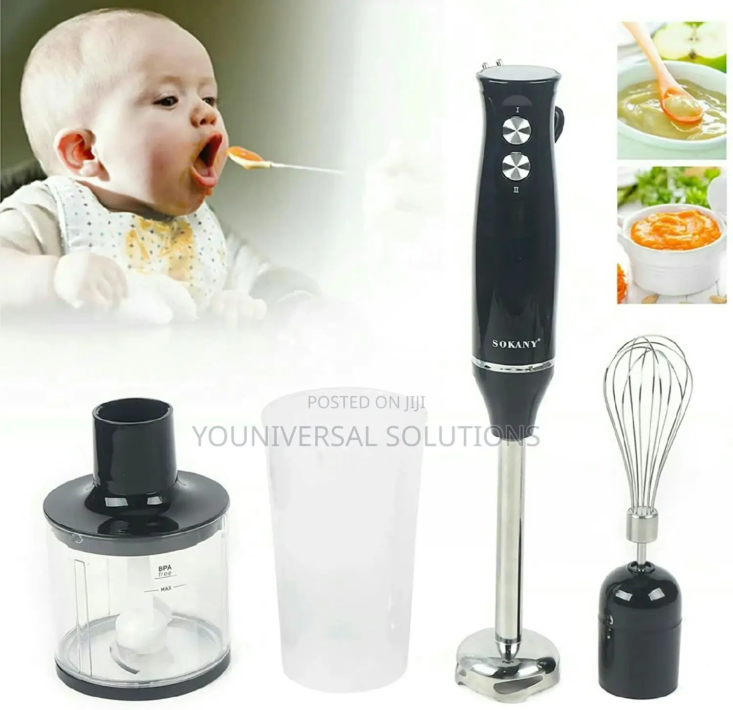 Brand New Sokany 4in1 Hand Blender