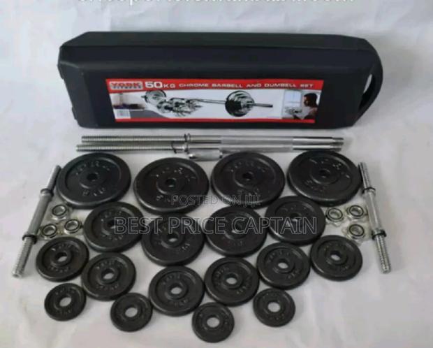 50kg York Dumbells - main view