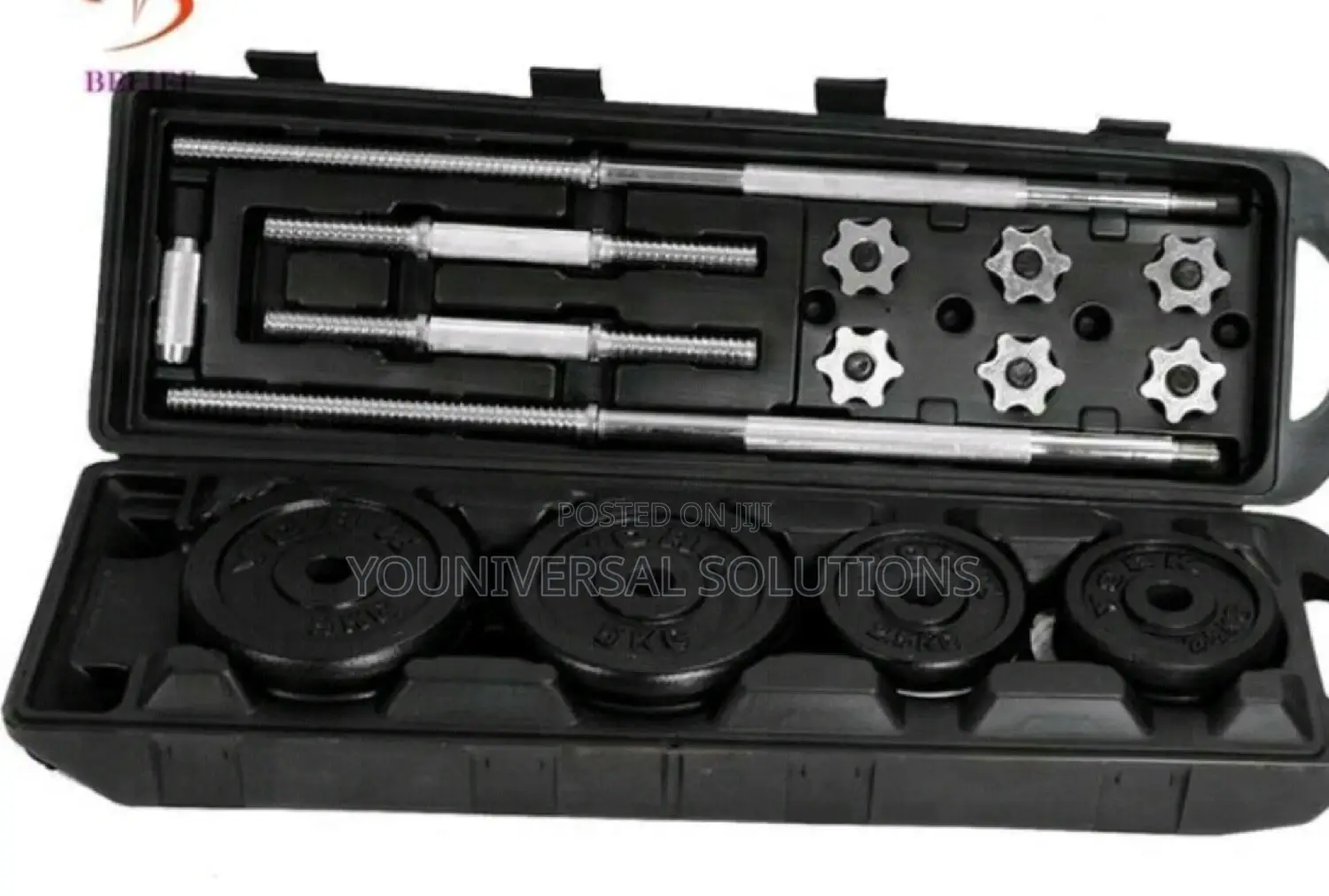 50kg Dumbells With a Case