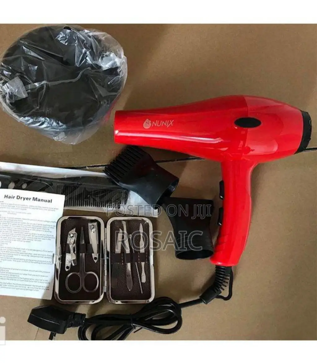 Nunix Blow Dryer With Accessories