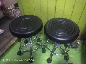 Black 5 Leged Pedi/ Manicure Stool - thumbnail 2