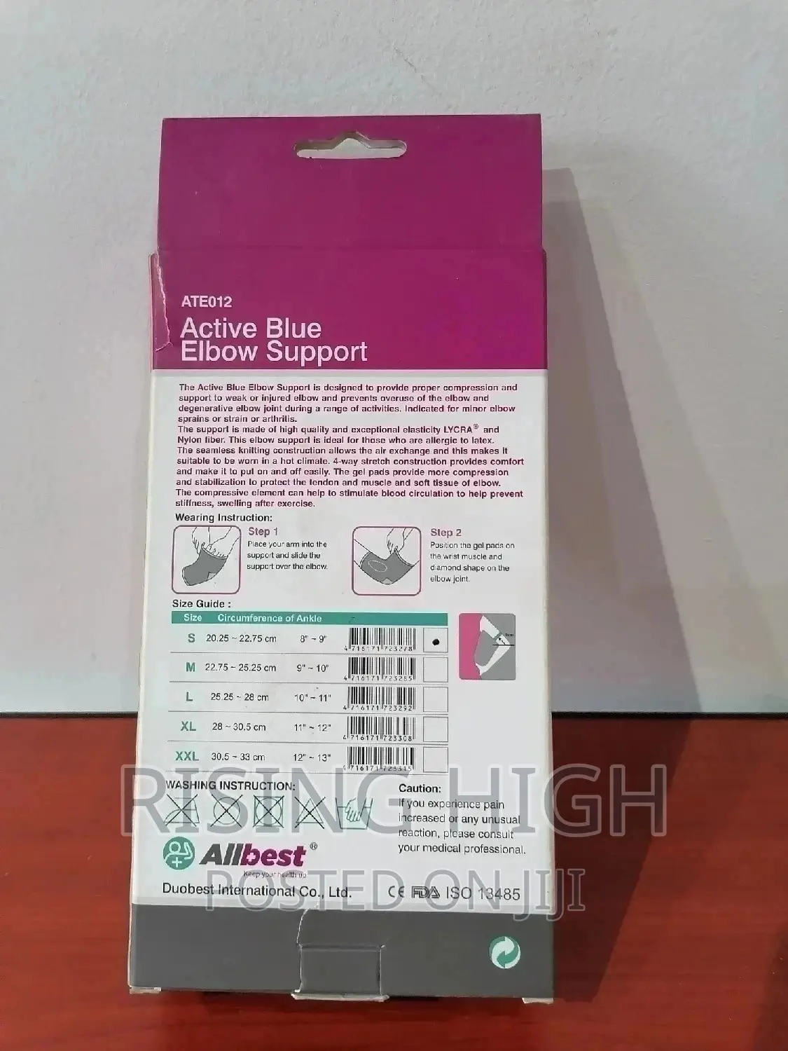 Quality Active Blue Elbow Support