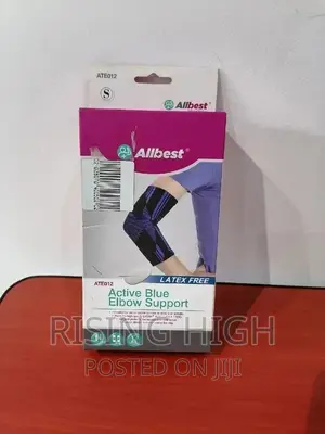 Latex Free Active Blue Elbow Support