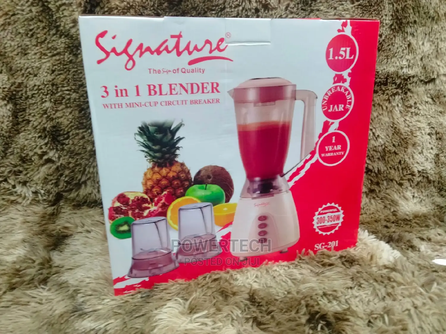 Signature 3 in 1 Blender ! 1.5litres :350watts