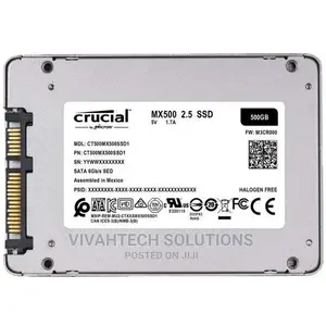 Crucial Bx500 Ssd 500gb 2.5" Sata