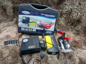 Generic Portable Car Jump Starter Kit and Air Compressor