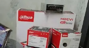Model Quality Hikvision 3 CCTV Cameras Complete Kit With HDD