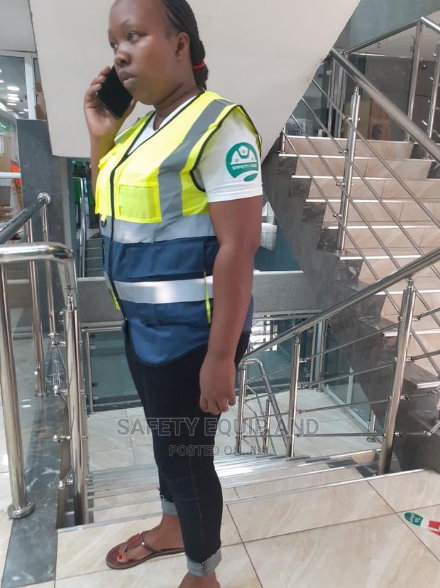 Blue/Executive Blue Reflective Vest - thumbnail 3