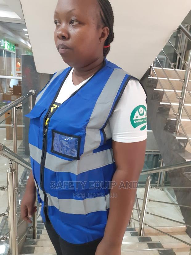 Special Blue Reflective Vest - main view