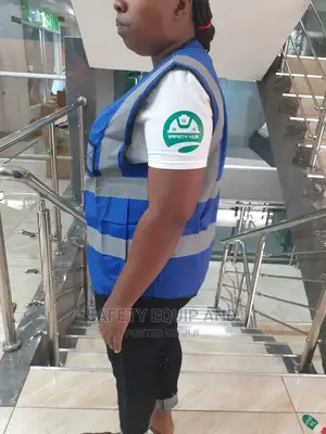 Blue Reflective Vests at Safety Hub