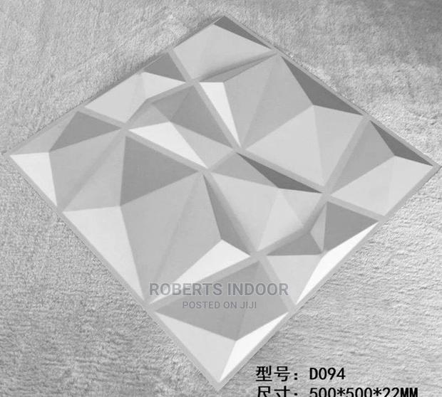 White Pvc 3d Wallpanel